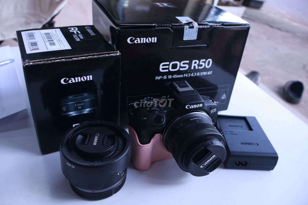 Máy ảnh Canon EOS R50 RF-S 18-45mm Like new. Mua bán Máy ảnh, Máy quay tại Thành phố Buôn Ma Thuột Đắk Lắk được đăng bởi Khai Nguyen hình 1