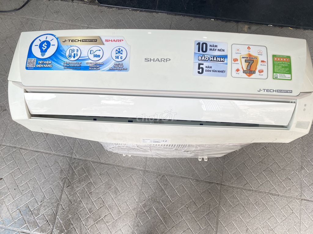 💜 SHARP 1HP INVEC LẠNH SÂU  NEW 90% -TRẢ GÓP 0%