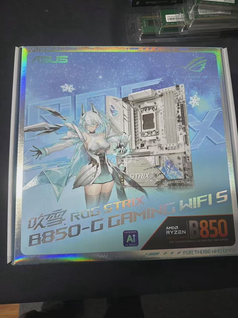 main ASUS ROG STRIX B850-G LIMITED EDITION. Mua bán Linh kiện (RAM, Card...) tại Huyện Gia Bình Bắc Ninh được đăng bởi Lê Minh Đức hình 1