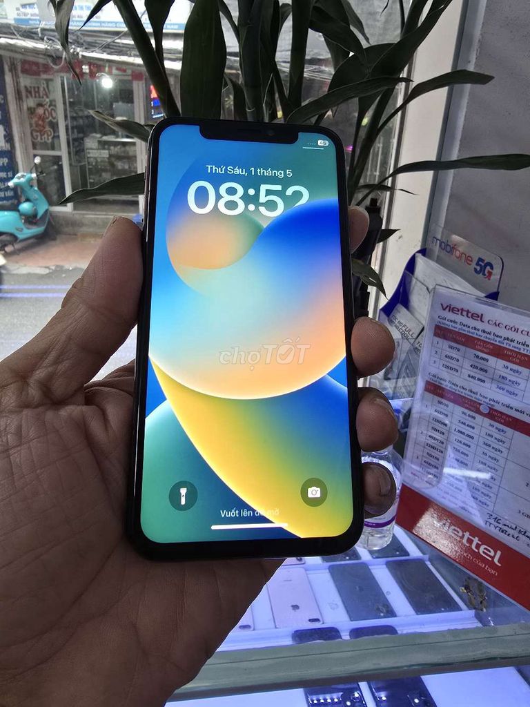 Apple iPhone X 256GB Xám Đã dùng. Mua bán Điện thoại tại Quận Hoàng Mai Hà Nội được đăng bởi Duy  hao hình 1