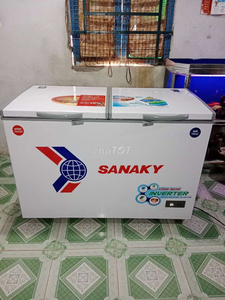 Tủ đông mát Sanaky 400 lít Inverter Trắng. Mua bán Tủ lạnh tại Thành phố Thủ Đức Tp Hồ Chí Minh được đăng bởi Lê Huyền thu  hình 1