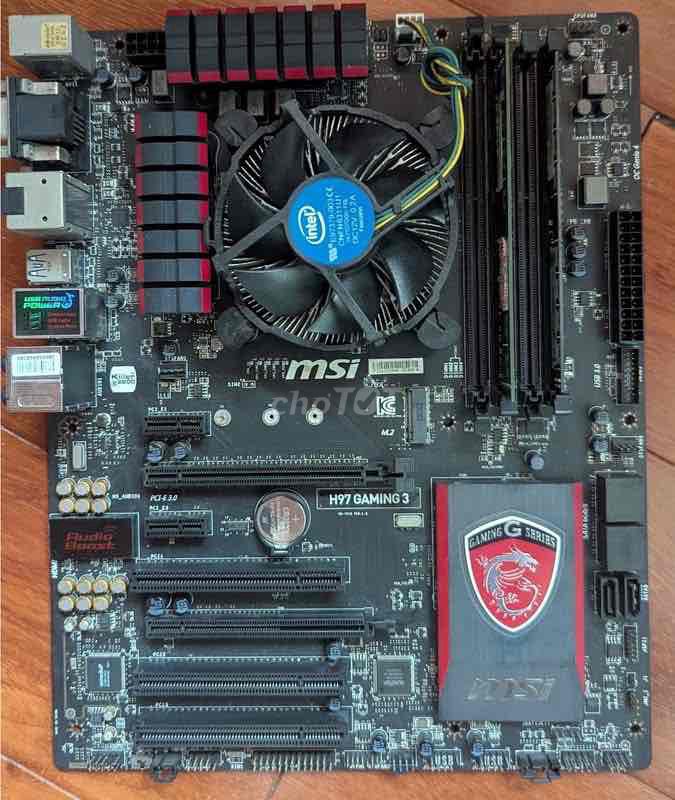 Thanh lý cb H97 GAMING 3 + i7 4790k + ram 8gb. Mua bán Linh kiện (RAM, Card...) tại Quận Hà Đông Hà Nội được đăng bởi Vũ Vũ hình 1