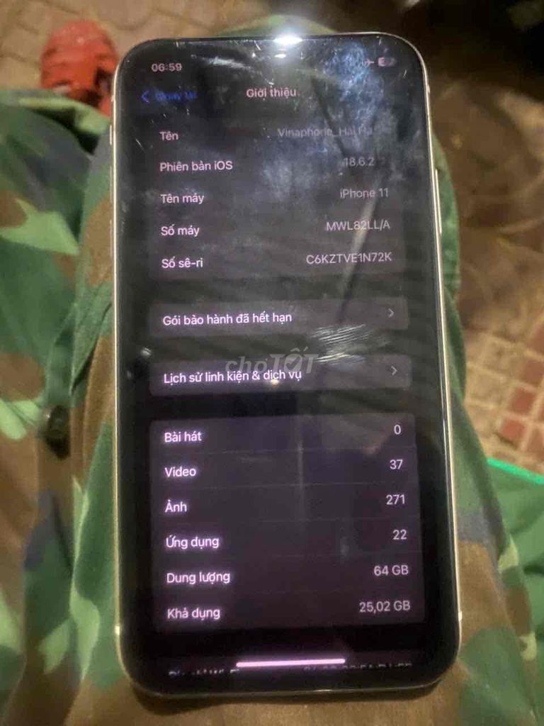 Apple iPhone 11 64GB Trắng Đã qua sử dụng. Mua bán Điện thoại tại Quận Tây Hồ Hà Nội được đăng bởi Trung Nguyễn hình 1
