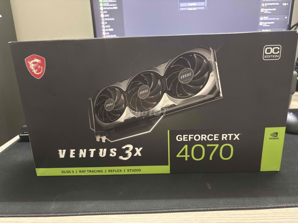 Card đồ họa MSI RTX 4070 12GB đã qua sử dụng. Mua bán Linh kiện (RAM, Card...) tại Quận Gò Vấp Tp Hồ Chí Minh được đăng bởi kimduy hình 1