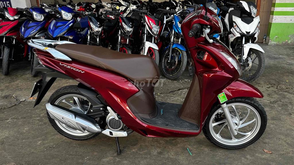 Honda Vision 2022 đỏ đen ( hỗ trợ góp ). Mua bán Xe máy tại Huyện Chợ Mới An Giang được đăng bởi Cửa hàng xe Thiên Phước 2 hình 2