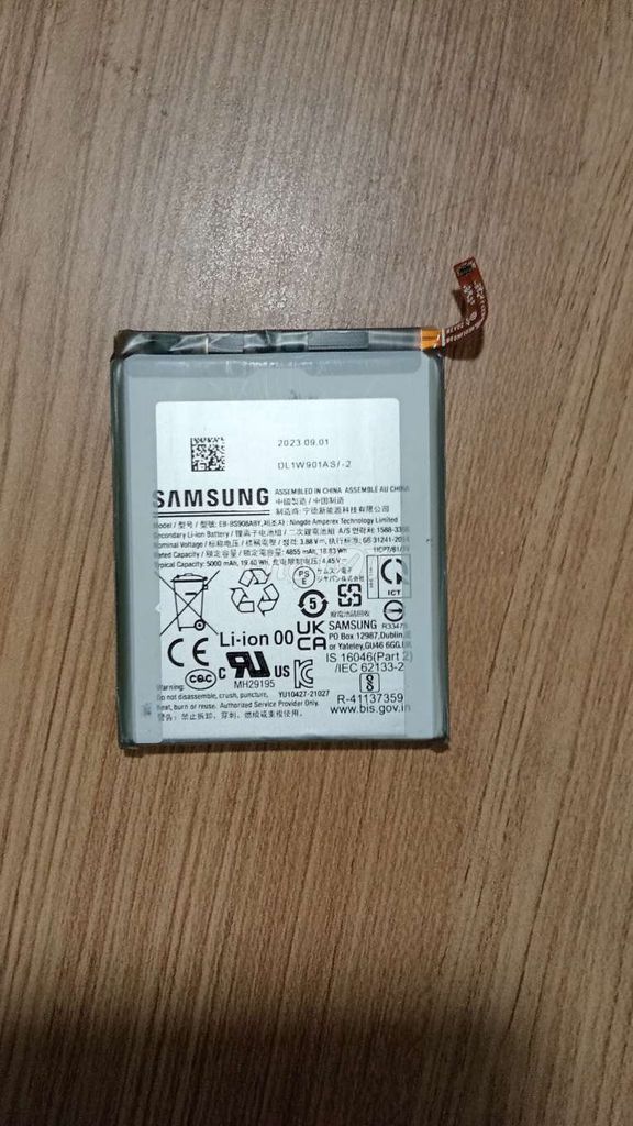 Pin điện thoại Samsung S22 Ultra. Mua bán Linh kiện (RAM, Card...) tại Thị xã Phú Mỹ Bà Rịa - Vũng Tàu được đăng bởi Thanh Sang 168 hình 1
