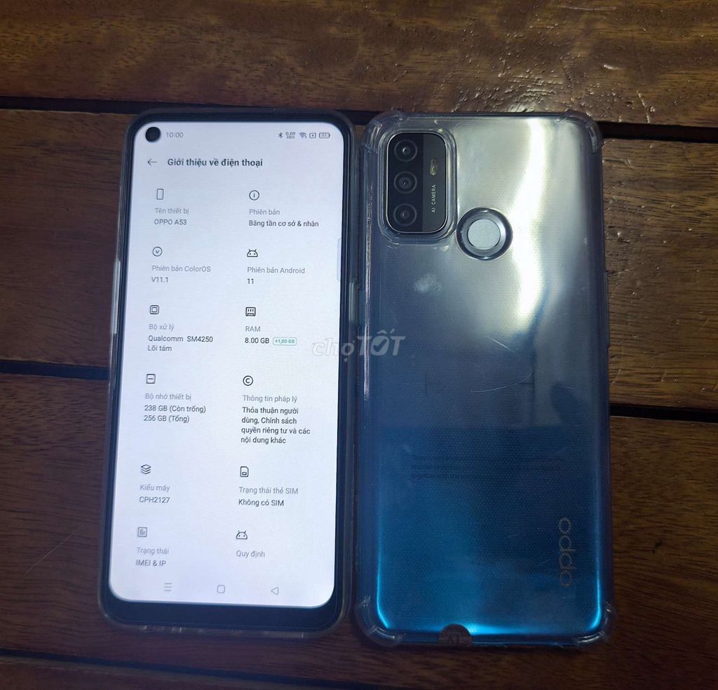 OPPO A53 256GB Xanh dương. Mua bán Điện thoại tại Thành phố Thuận An Bình Dương được đăng bởi HUY THẮNG  hình 1
