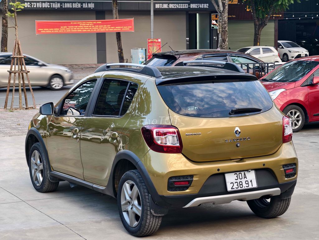 Reult Sandero 2016 màu vàng chanh. Mua bán Ô tô tại Quận Long Biên Hà Nội được đăng bởi BON AUTO hình 3