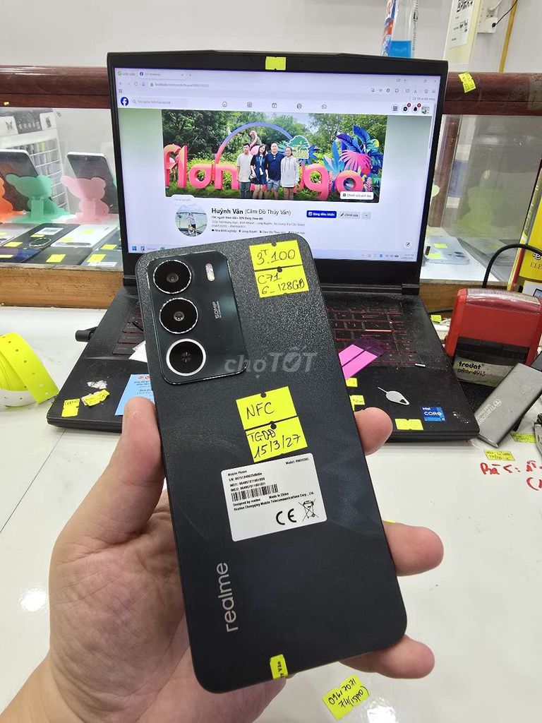 Realme C71 6GB/128GB Đen Đã sử dụng. Mua bán Điện thoại tại Thành phố Long Xuyên An Giang được đăng bởi Facebook Cầm Đồ Thúy Vân hình 1