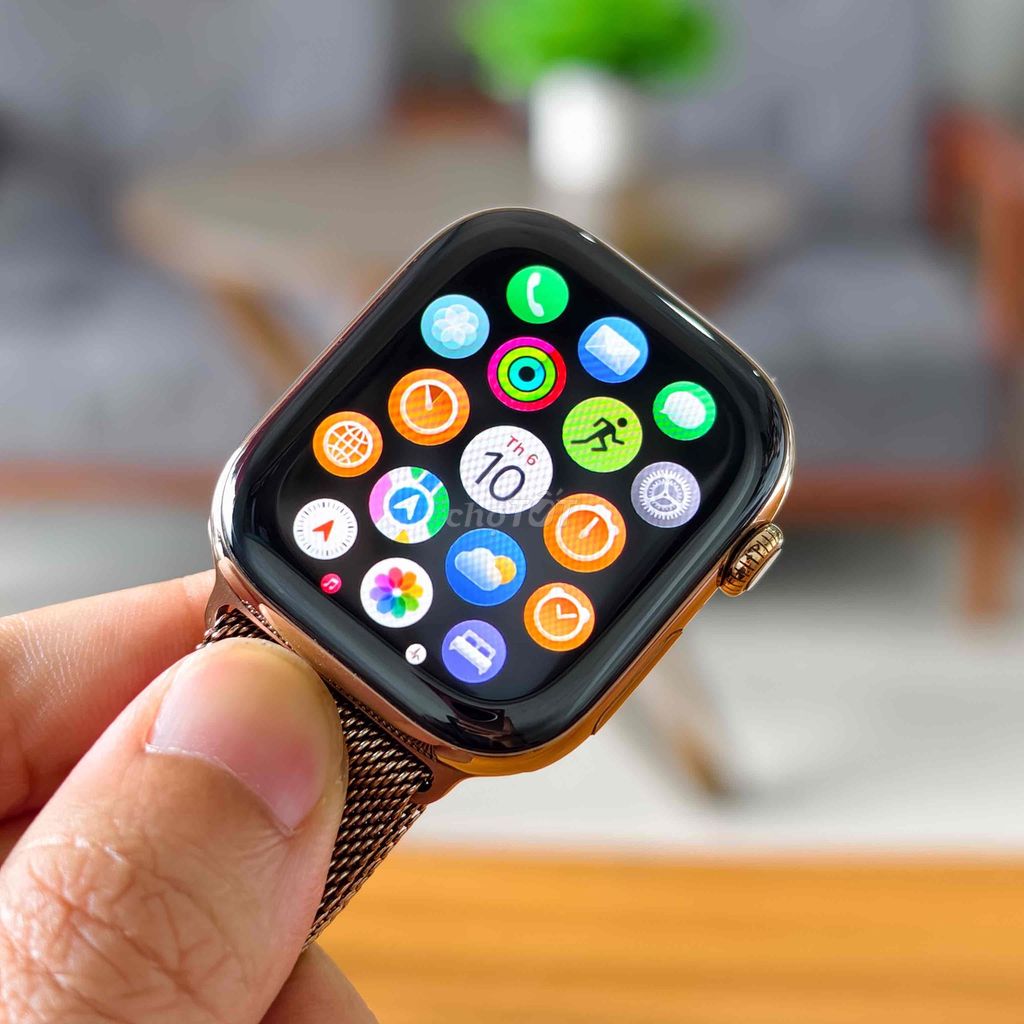 Apple Watch Series 10 Gold Titan 46mm BH 5/2027. Mua bán Thiết bị đeo thông minh tại Quận Bình Thạnh Tp Hồ Chí Minh được đăng bởi Thái Store hình 1