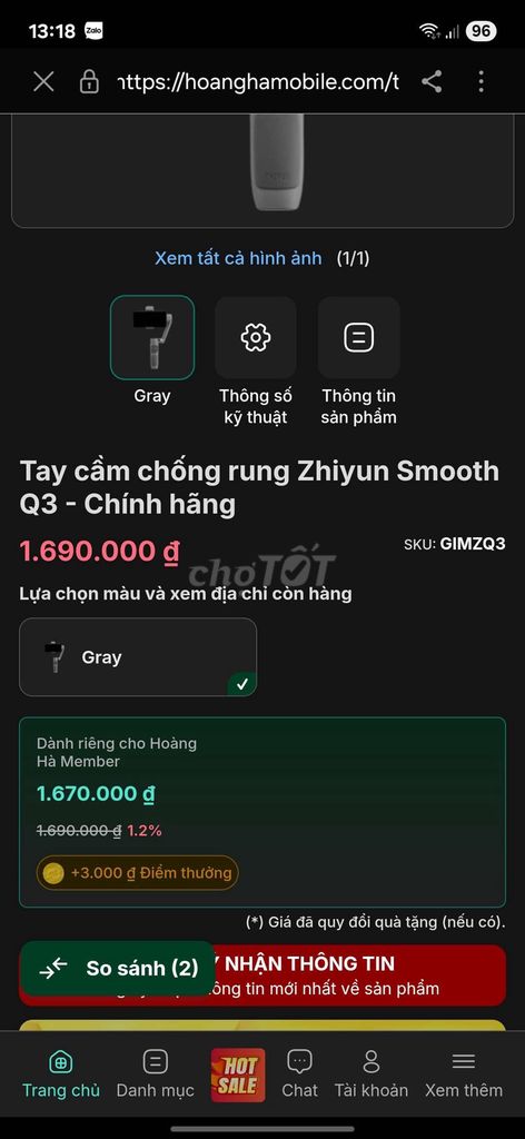 Zhiyun Smooth Q3