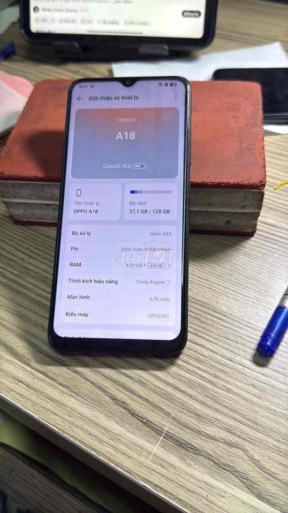 Oppo A18 4GB/128GB. Mua bán Điện thoại tại Quận 12 Tp Hồ Chí Minh được đăng bởi Dinh Mai Nuong hình 1