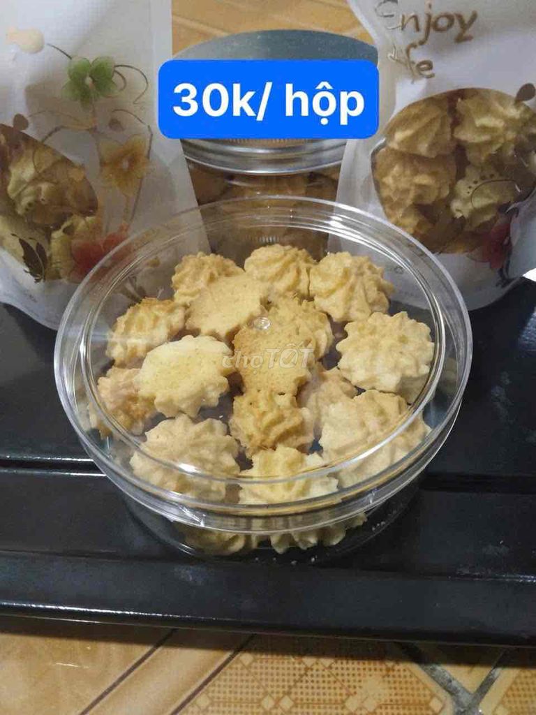 bánh cookies dừa hộp 100g nhà làm