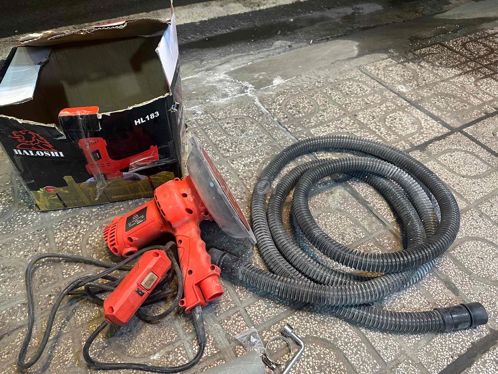 Máy chà nhám tường HALOSHI HL 183 900W Đỏ. Mua bán Nội thất, đồ gia dụng khác tại Quận 7 Tp Hồ Chí Minh được đăng bởi Phạm hưng 1982 Q7 Đồ Cũ Bao Sài  hình 1