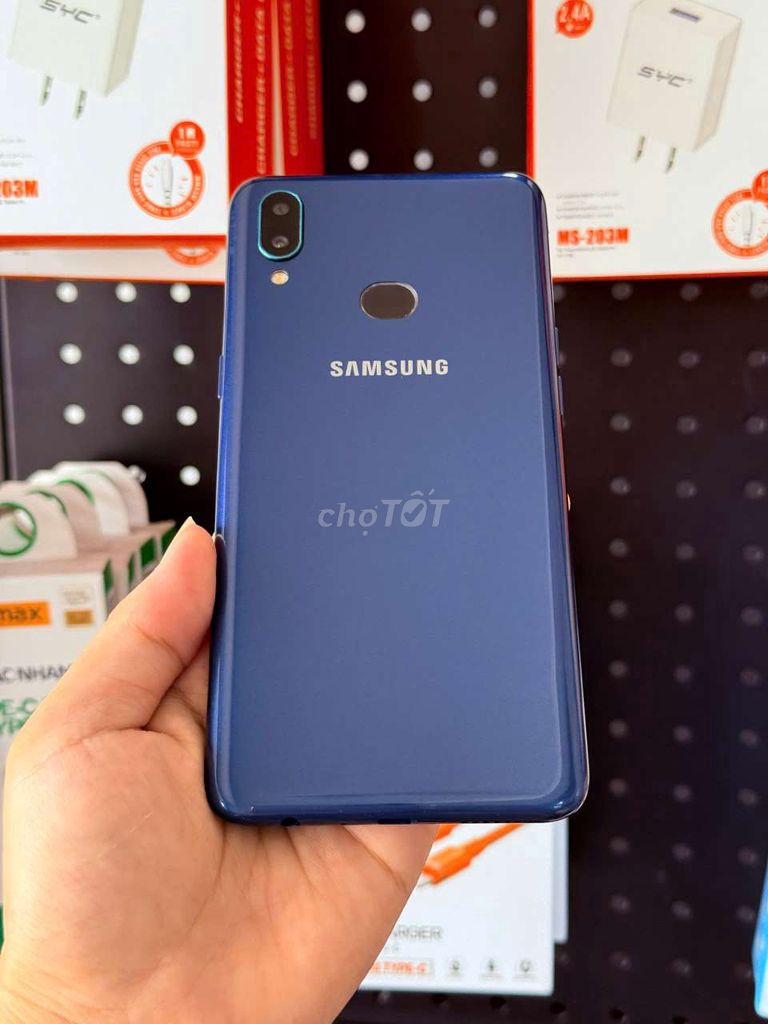 Samsung A10s 2GB/32GB Xanh. Mua bán Điện thoại tại Thành phố Sóc Trăng Sóc Trăng được đăng bởi điện thoại giá sỉ 501lê Hồng Phong  hình 1