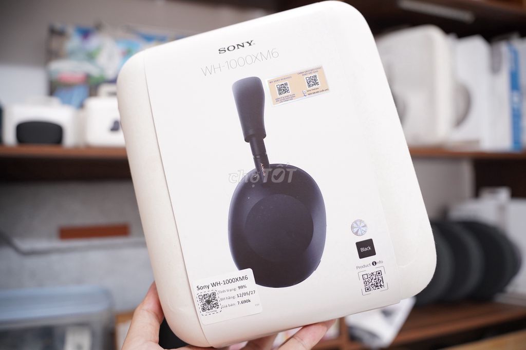 Tai nghe chụp tai Sony WH-1000XM6 siêu lướt. Mua bán Tivi, Âm thanh tại Quận Bình Tân Tp Hồ Chí Minh được đăng bởi Huy Lương hình 1