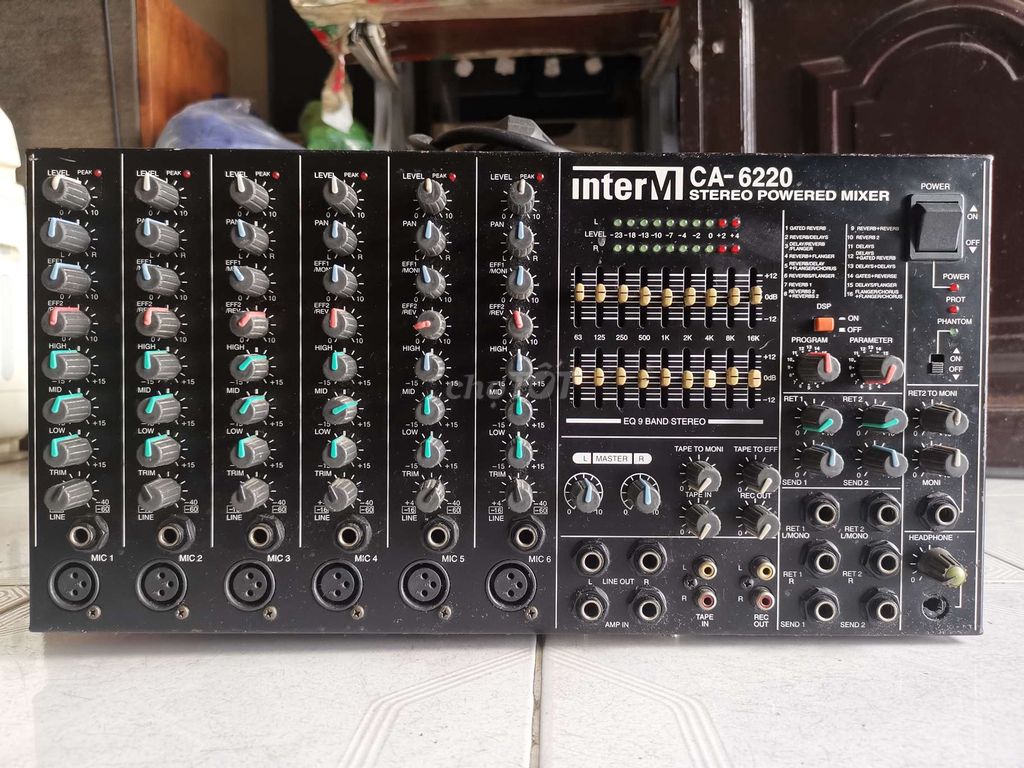 Amply mixer Inter-M CA-6220 Hàn Quốc Đen. Mua bán Tivi, Âm thanh tại Huyện Củ Chi Tp Hồ Chí Minh được đăng bởi Mai ba tung hình 1