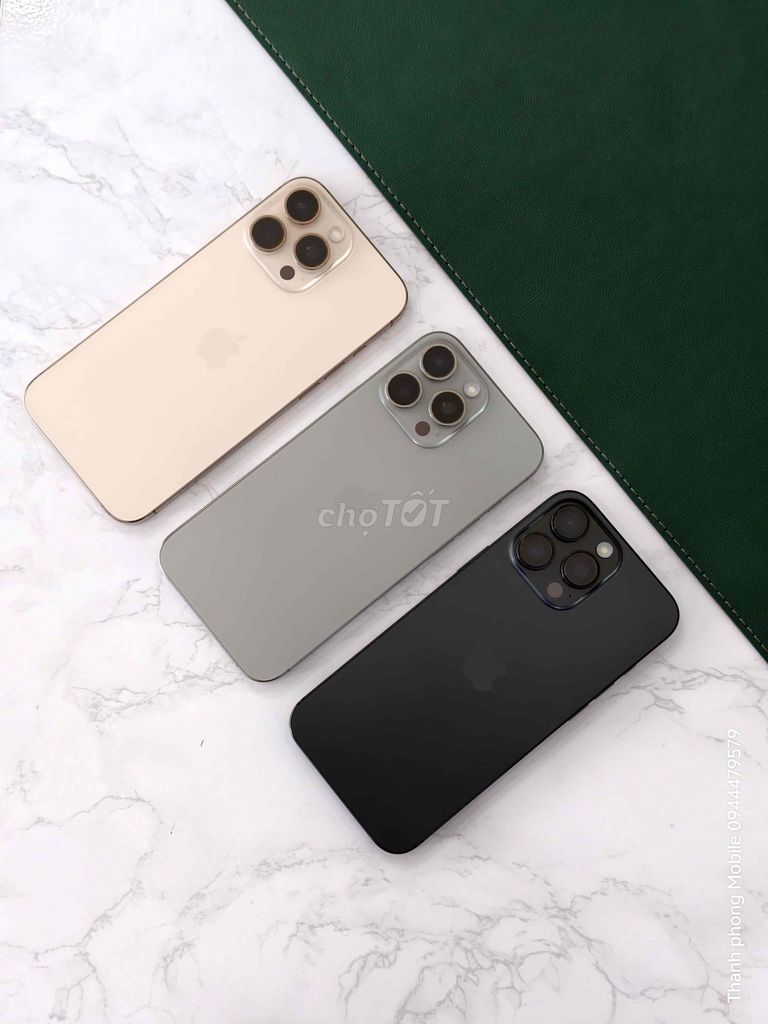 Apple iPhone 16 Pro Max Đen, Vàng, Xám Titan. Mua bán Điện thoại tại Thành phố Cà Mau Cà Mau được đăng bởi Thanh phong  hình 1