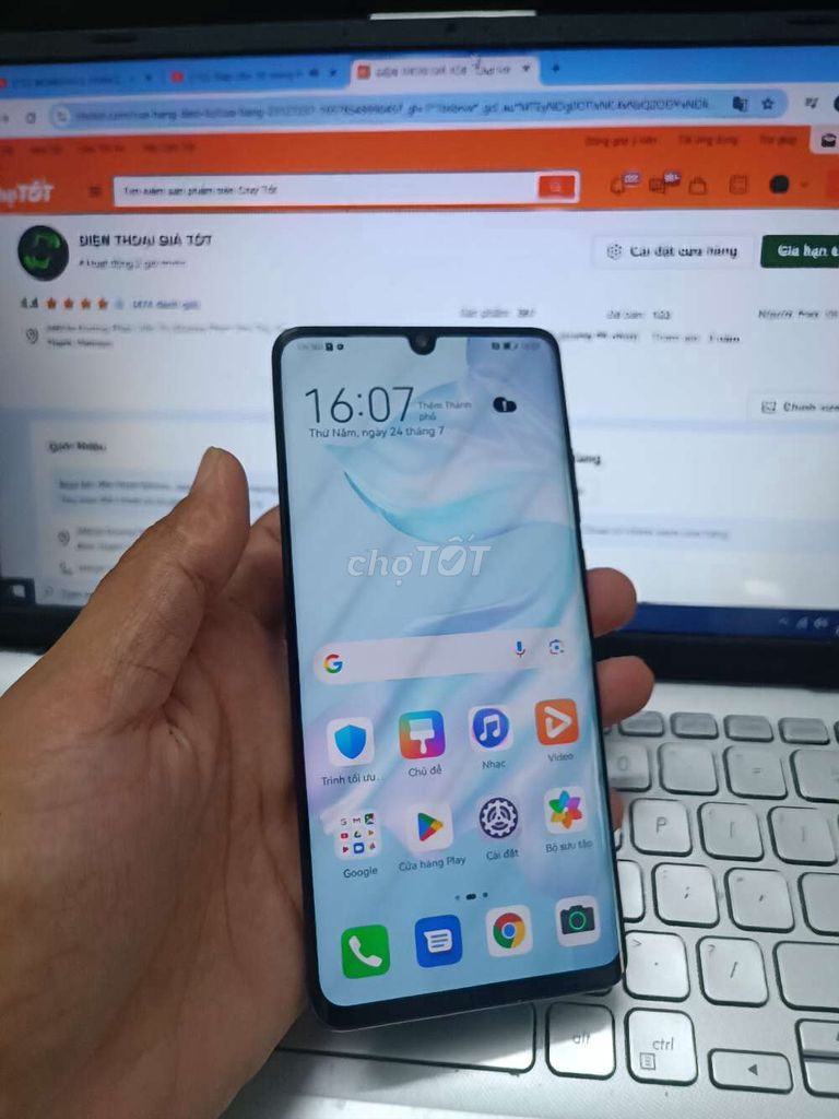 HUAWEI P30 PRO 8/256GB PIN 4200 KIRIN 980 FULL CN. Mua bán Điện thoại tại Quận Bình Thạnh Tp Hồ Chí Minh được đăng bởi Dân Mobile hình 1