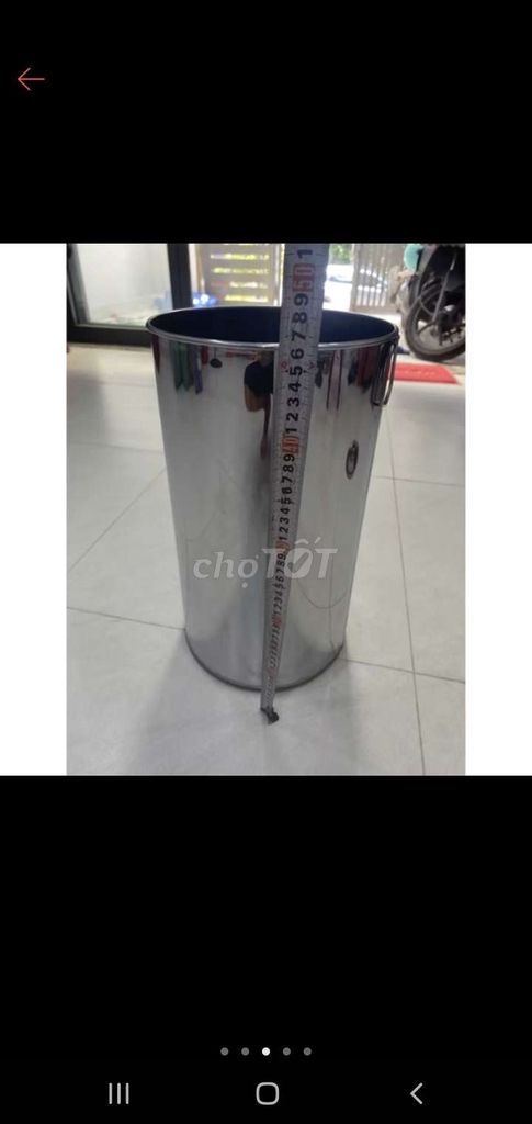 Thùng inox Bạc. Mua bán Dụng cụ nhà bếp tại Quận Bình Thạnh Tp Hồ Chí Minh được đăng bởi Thu Hồng hình 1