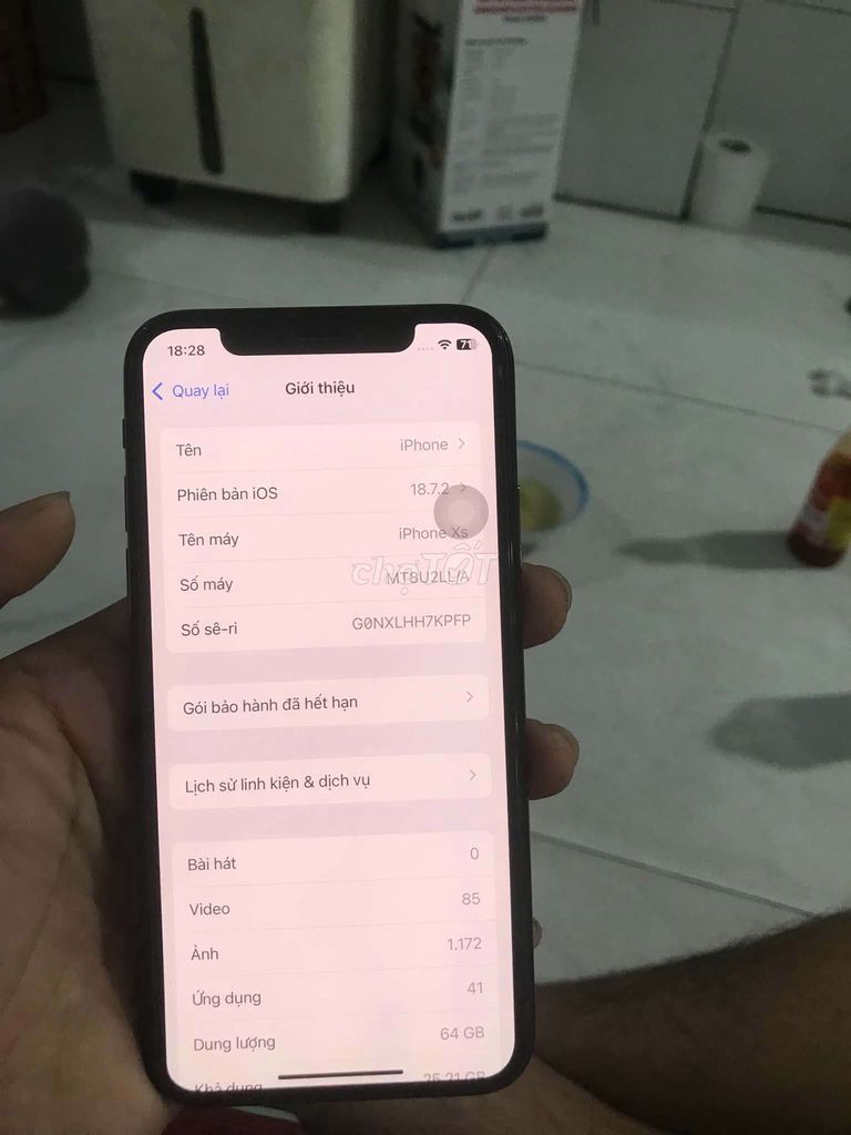 Apple iPhone XS 64GB Xám Đã sử dụng. Mua bán Điện thoại tại Huyện Bình Chánh Tp Hồ Chí Minh được đăng bởi đức long hình 1