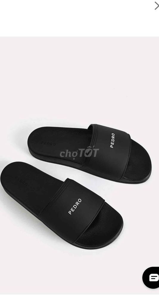 Dép Pedro Nam Cao su đúc Đen size 40. Mua bán Giày dép tại Thành phố Phú Quốc Kiên Giang được đăng bởi Quốc anh hình 1