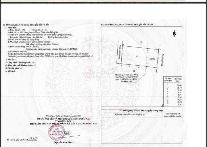 Chủ đi định cư cần bán nhanh mảnh đất có sẵn 2 căn nhà giá cực tốt