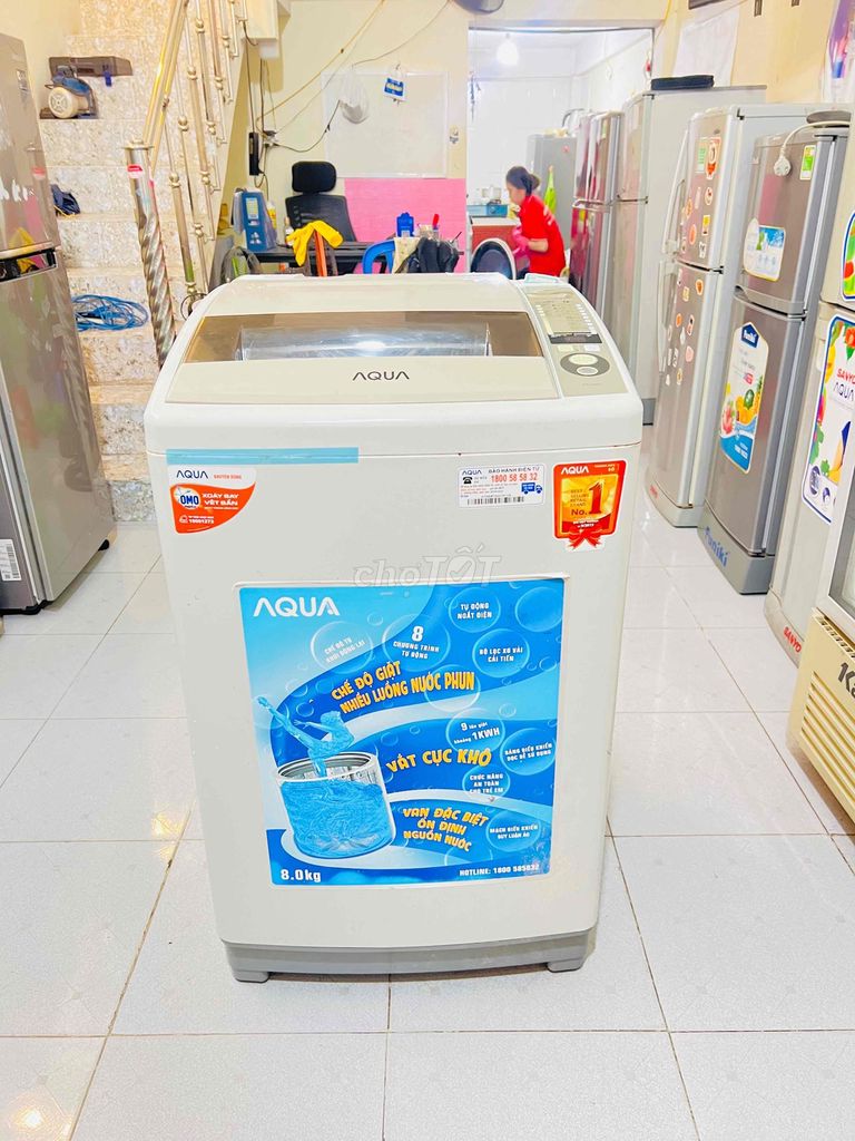 Máy giặt Aqua 8kg còn zinnnnnnn