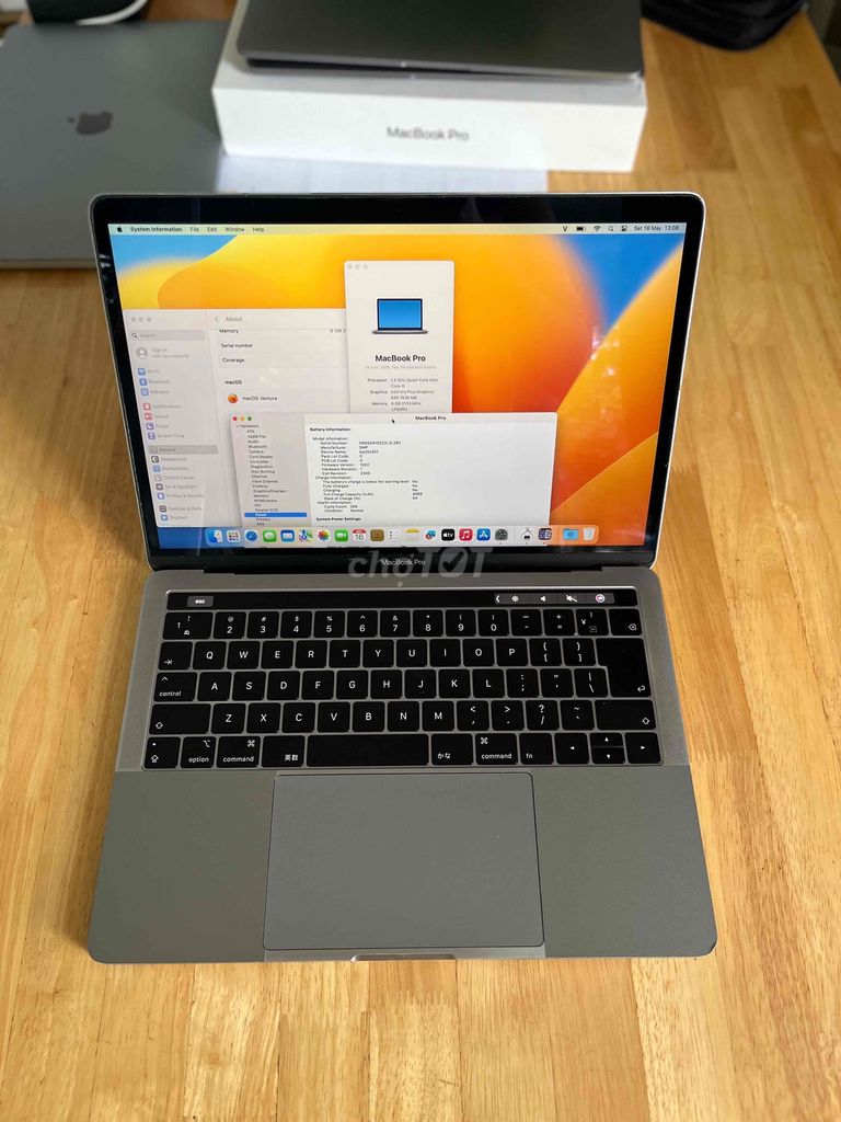 MacBook Pro 2019 i5 Ram 8GB ssd 256GB. Mua bán Laptop tại Quận Sơn Trà Đà Nẵng được đăng bởi BƠ BƯ Macbook Cũ hình 1
