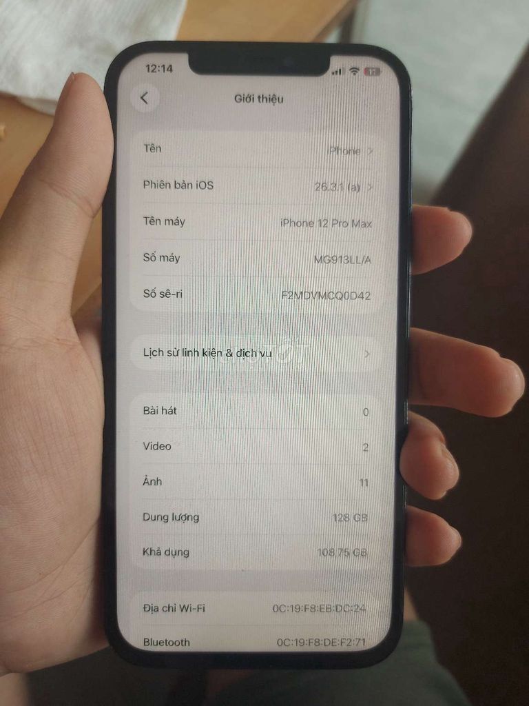 iPhone 12prm mất face pin 88 màn thay. Mua bán Điện thoại tại Huyện Vĩnh Tường Vĩnh Phúc được đăng bởi Tuấn hình 1