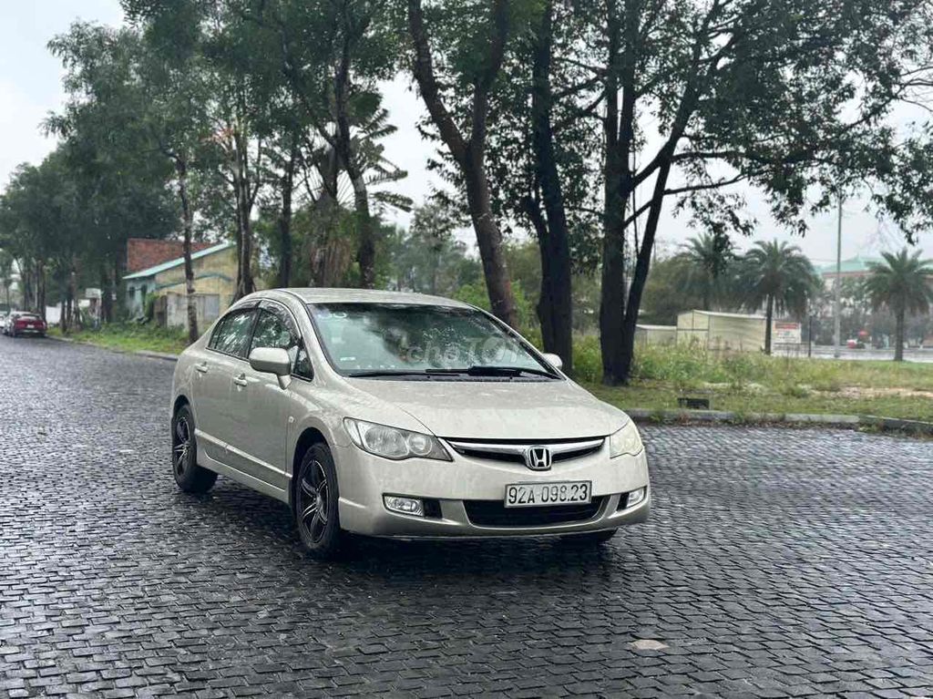 Cằn bán Civic MT 2008 màu vàng nhạt