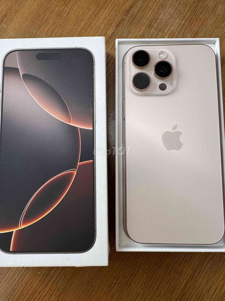 16 Pro Max 256GB VN Sa mạc 99% còn bh: 11/06/2026. Mua bán Điện thoại tại Quận Ninh Kiều Cần Thơ được đăng bởi Khải mobile hình 1