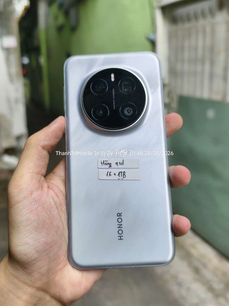 Honor Magic 7 Pro Xám 16/1T QT HK kèm sạc zin 100W. Mua bán Điện thoại tại Quận Gò Vấp Tp Hồ Chí Minh được đăng bởi Thanh Tri hình 1