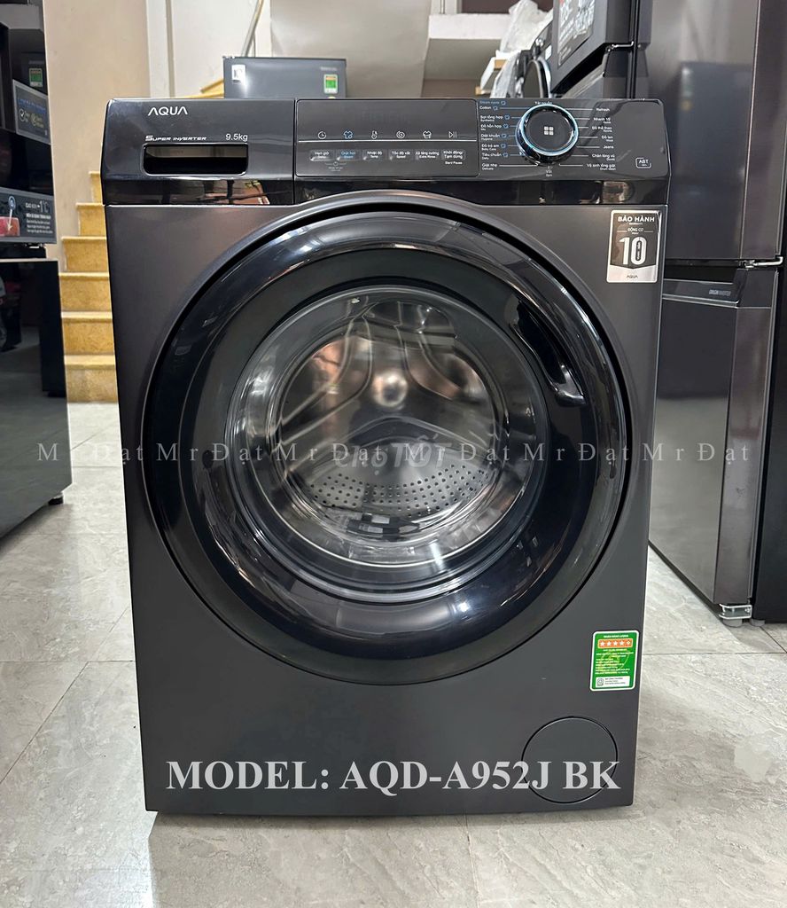 Máy giặt Inverter 9.5 kg AQUA. MODEL: AQD-A952J BK. Mua bán Máy giặt tại Quận 8 Tp Hồ Chí Minh được đăng bởi Trần Thiện Đạt hình 1