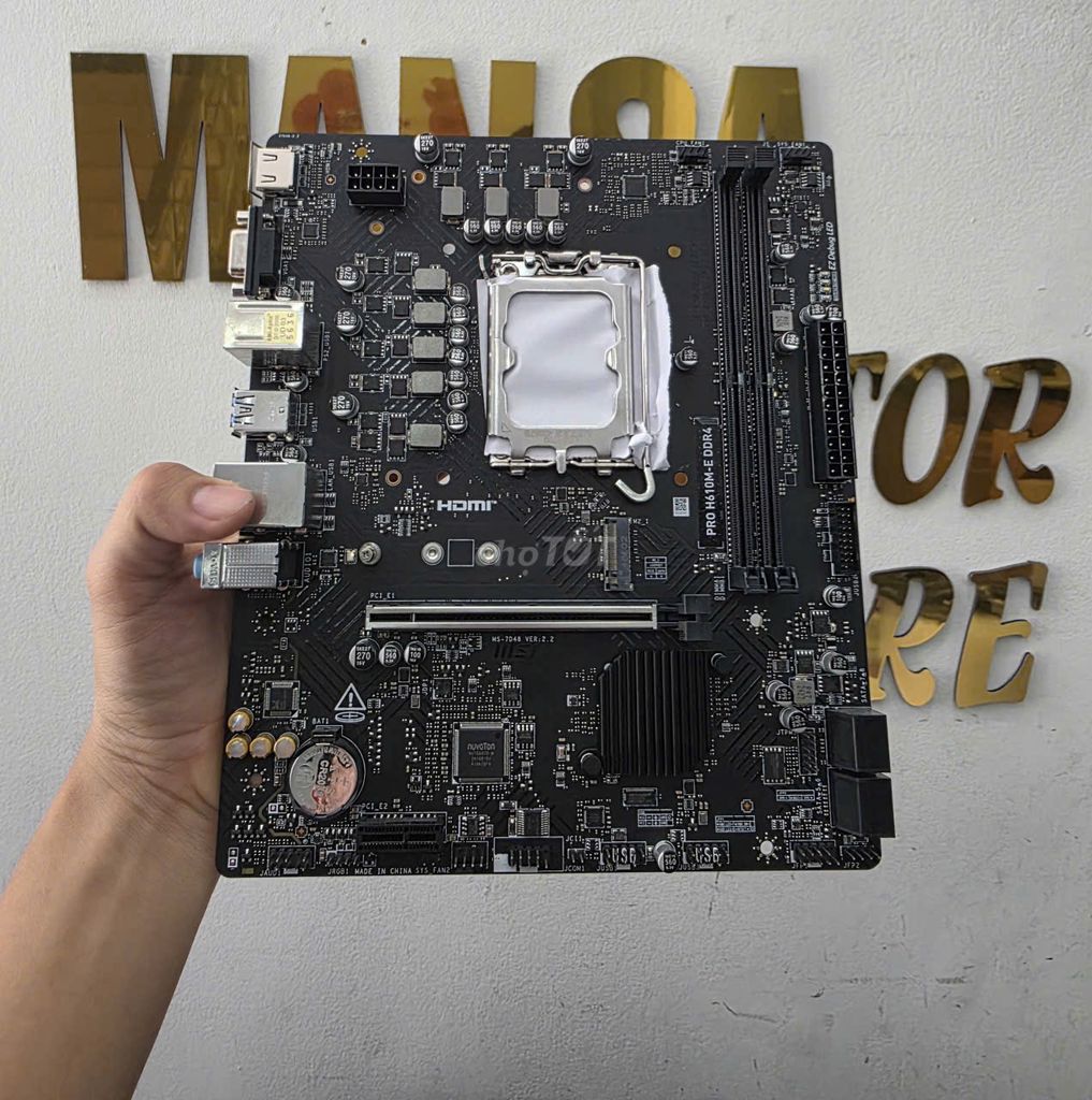 Mainboard MSI PRO H610M-E DDR4 . Mua bán Linh kiện (RAM, Card...) tại Quận Tân Bình Tp Hồ Chí Minh được đăng bởi ManSa Monitor and More hình 1