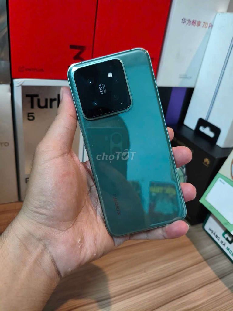 Xiaomi Mi 14 512GB Xanh 98%. Mua bán Điện thoại tại Thành phố Thuận An Bình Dương được đăng bởi Thu Quynh shop hình 1