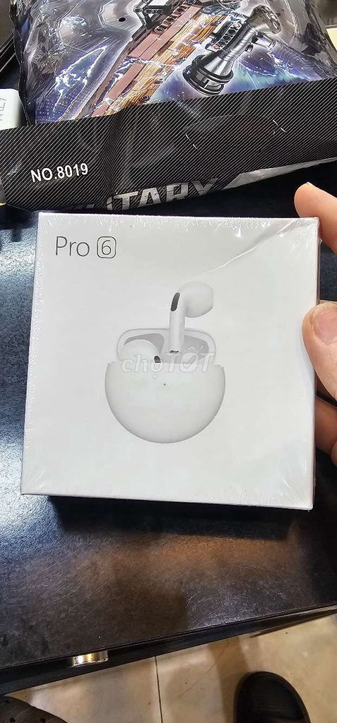 Tai nghe Bluetooth Pro 6 Trắng. Mua bán Thiết bị đeo thông minh tại Quận Hà Đông Hà Nội được đăng bởi Lung linh hình 1