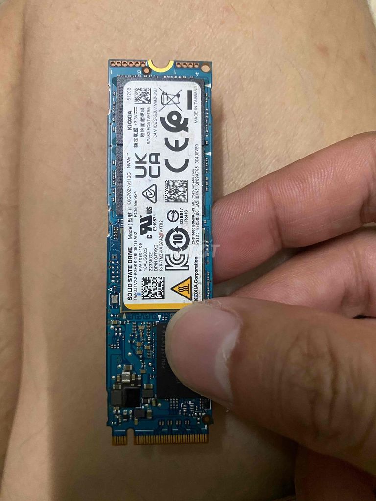 SSD Nvme 256G Kioxia Gen 4 Date 2024 100% W10