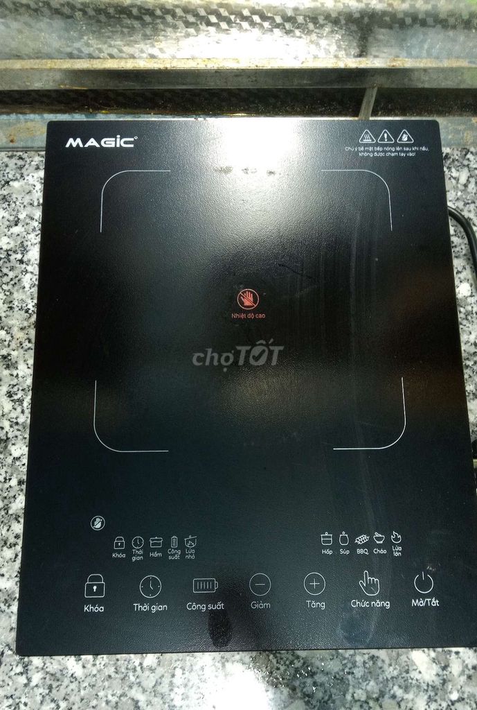 Bếp hồng ngoại Magic mặt kính Đen. Mua bán Bếp, lò, đồ điện nhà bếp tại Thị xã Tân Uyên Bình Dương được đăng bởi Nguyen Thao hình 1