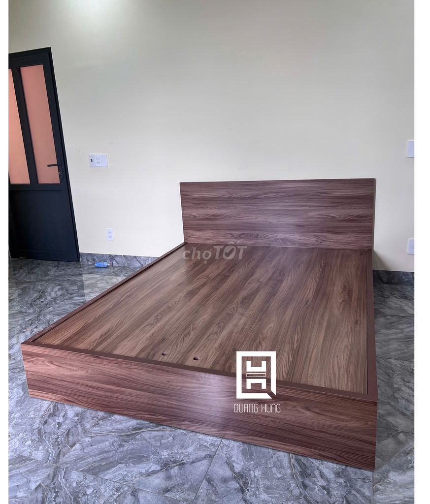  GIƯỜNG GỖ MDF-GIƯỜNG MDF-GIƯỜNG MDF-GIƯỜNG GỖ MDF. Mua bán Giường, chăn ga gối nệm tại Huyện Nhơn Trạch Đồng Nai được đăng bởi Nội Thất Quang Hùng TD hình 1