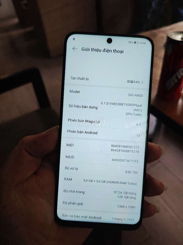 Honor X40i 8GB/128GB Xanh lá. Mua bán Điện thoại tại Thành phố Rạch Giá Kiên Giang được đăng bởi Thành Lợi Apple hình 1