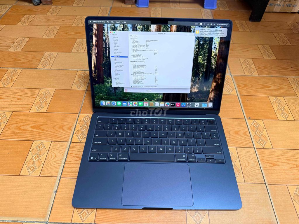 Macbook Air 13.6 M4 16gb 256gb nguyên zin. Mua bán Laptop tại Quận 6 Tp Hồ Chí Minh được đăng bởi Laptop Phương Nghi hình 1