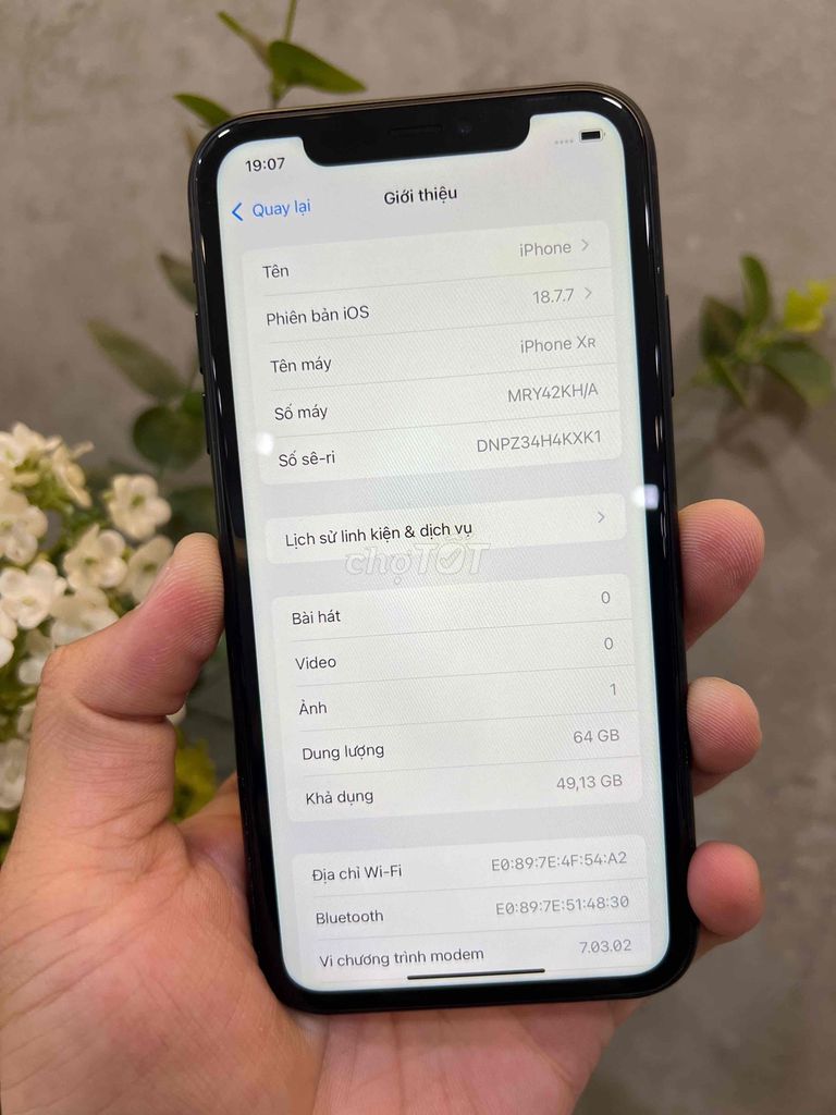 Apple iPhone XR 64GB Đen Đã sử dụng. Mua bán Điện thoại tại Quận 3 Tp Hồ Chí Minh được đăng bởi Trần Thái hình 1