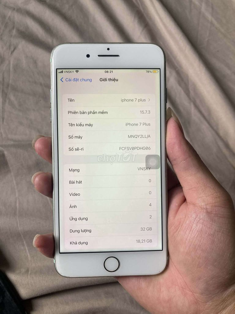 Apple iPhone 7 Plus 32GB. Mua bán Điện thoại tại Quận Cầu Giấy Hà Nội được đăng bởi Tung Anh Nguyen  hình 1