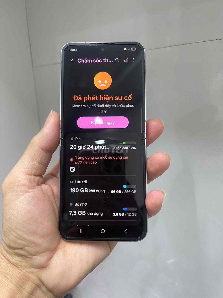 Samsung Galaxy Z Flip6 256GB Đã dùng. Mua bán Điện thoại tại Quận Phú Nhuận Tp Hồ Chí Minh được đăng bởi lihge ghị hình 1