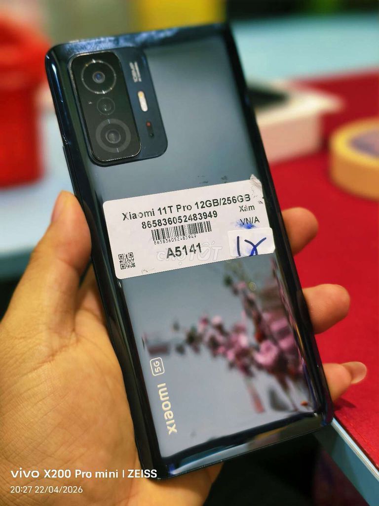 Xiaomi 11T Pro 256GB Đen. Mua bán Điện thoại tại Quận Tân Bình Tp Hồ Chí Minh được đăng bởi Táo Bán Lổ hình 1