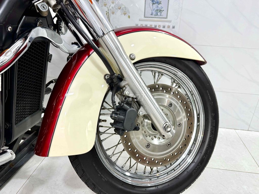Honda Shadow Aero 750cc 2008 Đỏ kem. Mua bán Xe máy tại Huyện Bình Chánh Tp Hồ Chí Minh được đăng bởi Đặng Minh Khang hình 16