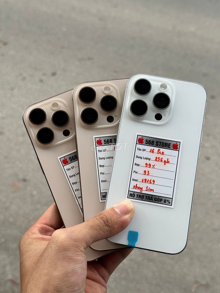 iPhone 16 Pro 128-256GB Zin đẹp pin 9x. Mua bán Điện thoại tại Quận Đống Đa Hà Nội được đăng bởi Hội Đồ Điện Tử hình 1