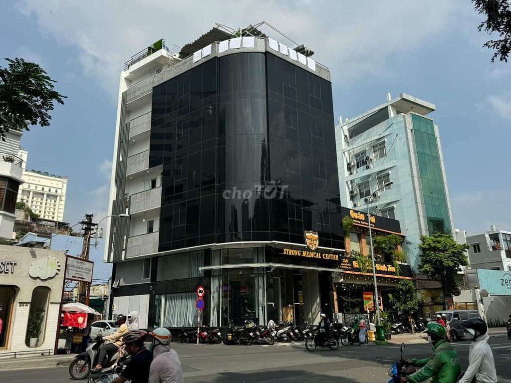 BUILDING - GÓC 2MT Pastear-Trần Q Toản, Q.3 - DT:  8,5x16 - 8 Tầng