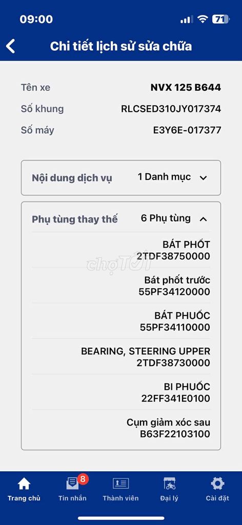 Chính chủ bán nvx 125 smartkey. Mua bán Xe máy tại Thành phố Thủ Đức Tp Hồ Chí Minh được đăng bởi F88 hình 8